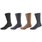 Diabetic True Rib Combed Cotton Crew Socks