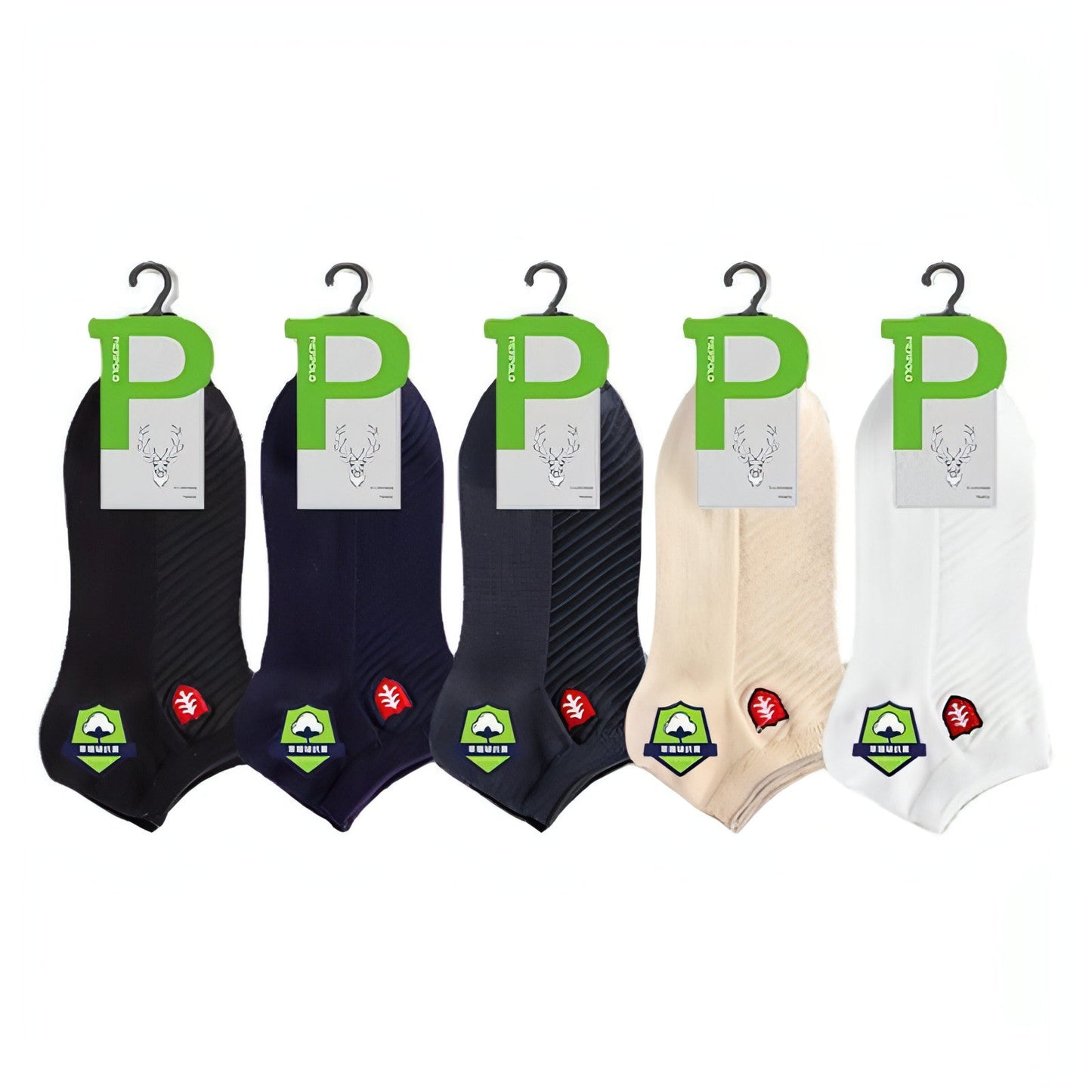 Healthy Antibacterial Embroidered Socks